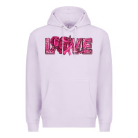 Lilac Breast Cancer Love Premium Hoodie - texasbilliewilder