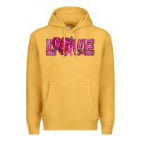 Mustard Breast Cancer Love Premium Hoodie - texasbilliewilder