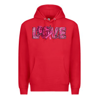 Red Breast Cancer Love Premium Hoodie - texasbilliewilder