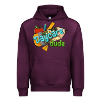 Mauve Wine daycare dude Urban Hoodie - RanaPortraitStore