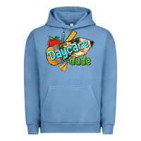 Pigment Pebble Blue daycare dude Urban Hoodie - RanaPortraitStore