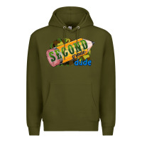 Army Green second grade dude Premium Hoodie - RanaPortraitStore