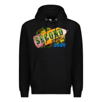 Black second grade dude Premium Hoodie - RanaPortraitStore