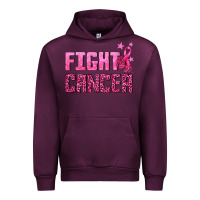 Mauve Wine Fight Cancer Urban Hoodie - texasbilliewilder