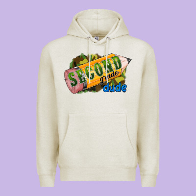 Second Grade Dude Premium Hoodie Designed By Ranaportraitstore