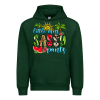 Forest Green little miss sassy pants Urban Hoodie - Zillion Design Studio