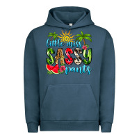 Pigment Midnight Navy little miss sassy pants Urban Hoodie - Zillion Design Studio