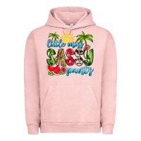Pigment Salmon little miss sassy pants Urban Hoodie - Zillion Design Studio