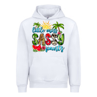 White little miss sassy pants Urban Hoodie - Zillion Design Studio
