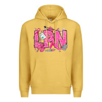Antique Gold Breast Cancer LPN Licensed Practical Nurse Premium Hoodie - texasbilliewilder