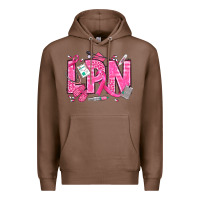 Breast Cancer Lpn Licensed Practical Nurse Premium Hoodie | Teevron