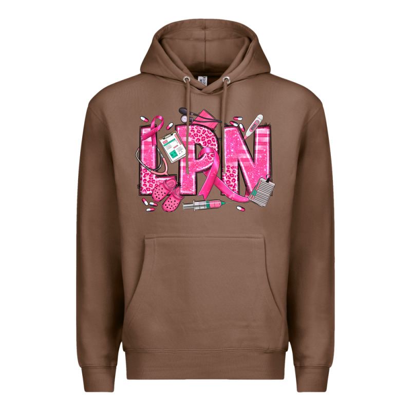 Breast Cancer Lpn Licensed Practical Nurse Premium Hoodie by texasbilliewilder | Teevron