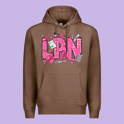 Breast Cancer Lpn Licensed Practical Nurse Premium Hoodie Designed By Texasbilliewilder
