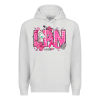 Dove Grey Breast Cancer LPN Licensed Practical Nurse Premium Hoodie - texasbilliewilder