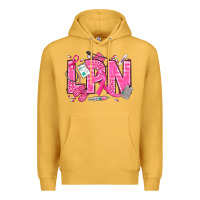 Mustard Breast Cancer LPN Licensed Practical Nurse Premium Hoodie - texasbilliewilder