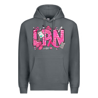 Rock Breast Cancer LPN Licensed Practical Nurse Premium Hoodie - texasbilliewilder