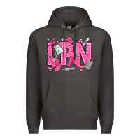 Smoke Breast Cancer LPN Licensed Practical Nurse Premium Hoodie - texasbilliewilder