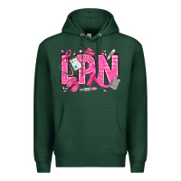 Sports Green Breast Cancer LPN Licensed Practical Nurse Premium Hoodie - texasbilliewilder