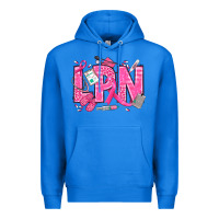 True Royal Breast Cancer LPN Licensed Practical Nurse Premium Hoodie - texasbilliewilder