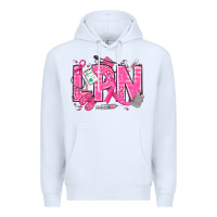 White Breast Cancer LPN Licensed Practical Nurse Premium Hoodie - texasbilliewilder