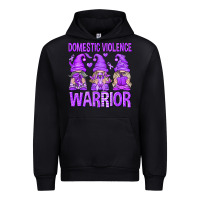 Black Domestic Violence Warrior Gnomes Urban Hoodie - texasbilliewilder