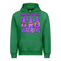 Emerald Domestic Violence Warrior Gnomes Urban Hoodie - texasbilliewilder
