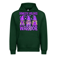 Forest Green Domestic Violence Warrior Gnomes Urban Hoodie - texasbilliewilder