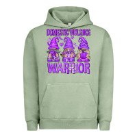 Pigment Oil Green Domestic Violence Warrior Gnomes Urban Hoodie - texasbilliewilder