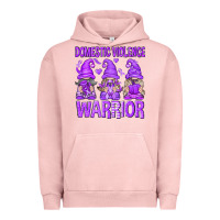Pigment Salmon Domestic Violence Warrior Gnomes Urban Hoodie - texasbilliewilder