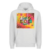 Dove Grey best teacher ever Premium Hoodie - Zillion Design Studio