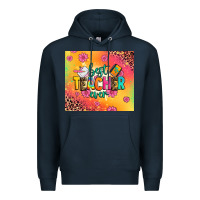 Navy best teacher ever Premium Hoodie - Zillion Design Studio