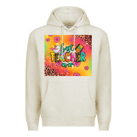 Oatmeal Heather best teacher ever Premium Hoodie - Zillion Design Studio