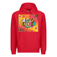 Red best teacher ever Premium Hoodie - Zillion Design Studio