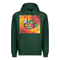 Sports Green best teacher ever Premium Hoodie - Zillion Design Studio