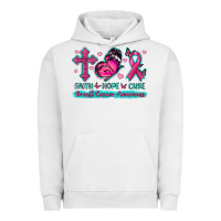 Pigment Lunar Rock Faith Hope Cure Breast Cancer Awareness Urban Hoodie - texasbilliewilder