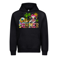 Foreset Green hello summer cow Urban Hoodie - Zillion Design Studio