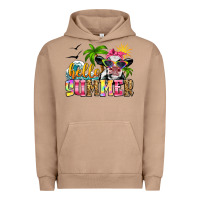 Pigment Burro hello summer cow Urban Hoodie - Zillion Design Studio