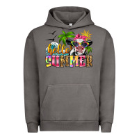 Pigment Tornado hello summer cow Urban Hoodie - Zillion Design Studio