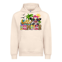 Sandshell hello summer cow Urban Hoodie - Zillion Design Studio