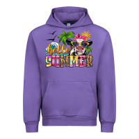 Tulip hello summer cow Urban Hoodie - Zillion Design Studio