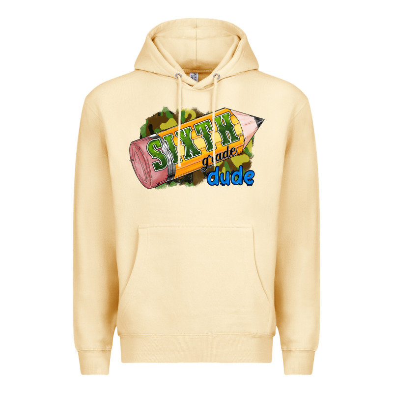 Sixth Grade Dude Premium Hoodie by RanaPortraitStore | Teevron