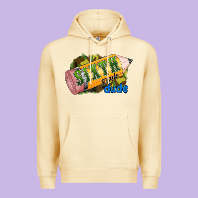 Sixth Grade Dude Premium Hoodie Designed By Ranaportraitstore