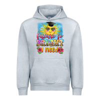 Heather Grey future so bright i need Urban Hoodie - Zillion Design Studio