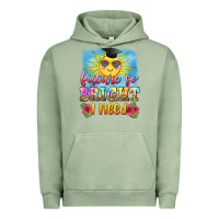 Pigment Oil Green future so bright i need Urban Hoodie - Zillion Design Studio