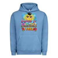Pigment Pebble Blue future so bright i need Urban Hoodie - Zillion Design Studio