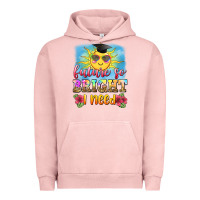 Pigment Salmon future so bright i need Urban Hoodie - Zillion Design Studio