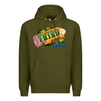 Army Green third grade dude Premium Hoodie - RanaPortraitStore