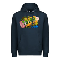 Navy third grade dude Premium Hoodie - RanaPortraitStore