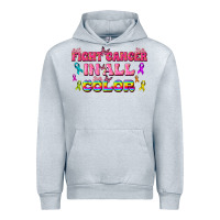 Heather Grey Fight Cancer In All Color Urban Hoodie - texasbilliewilder