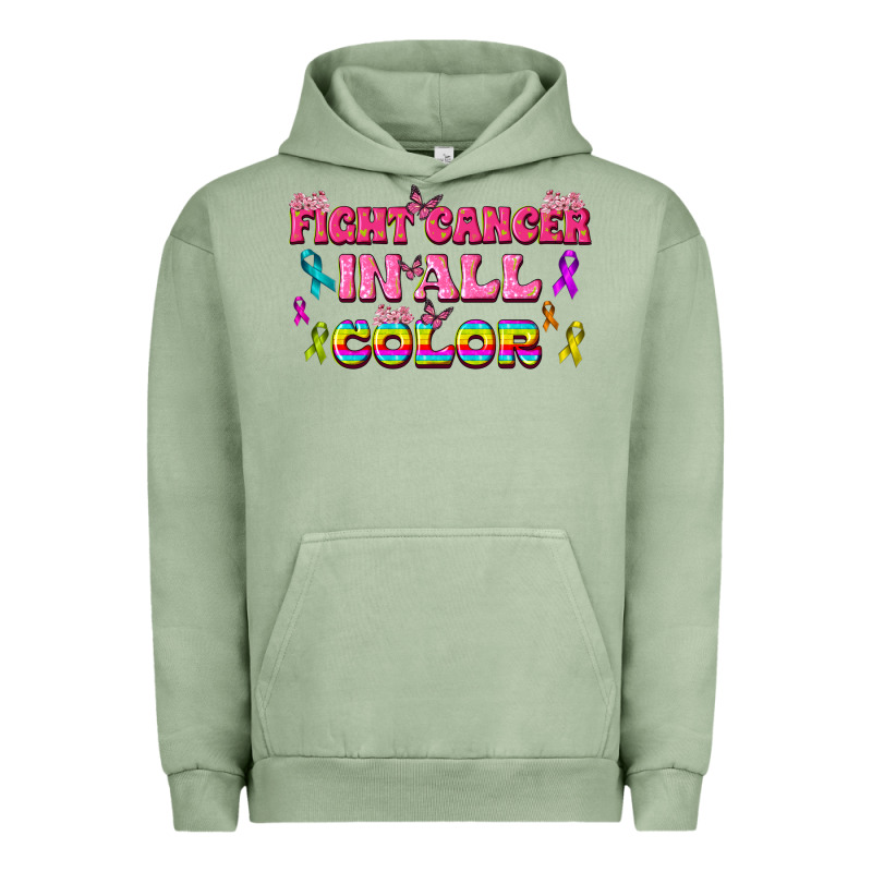 Fight Cancer In All Color Urban Hoodie by texasbilliewilder | Teevron